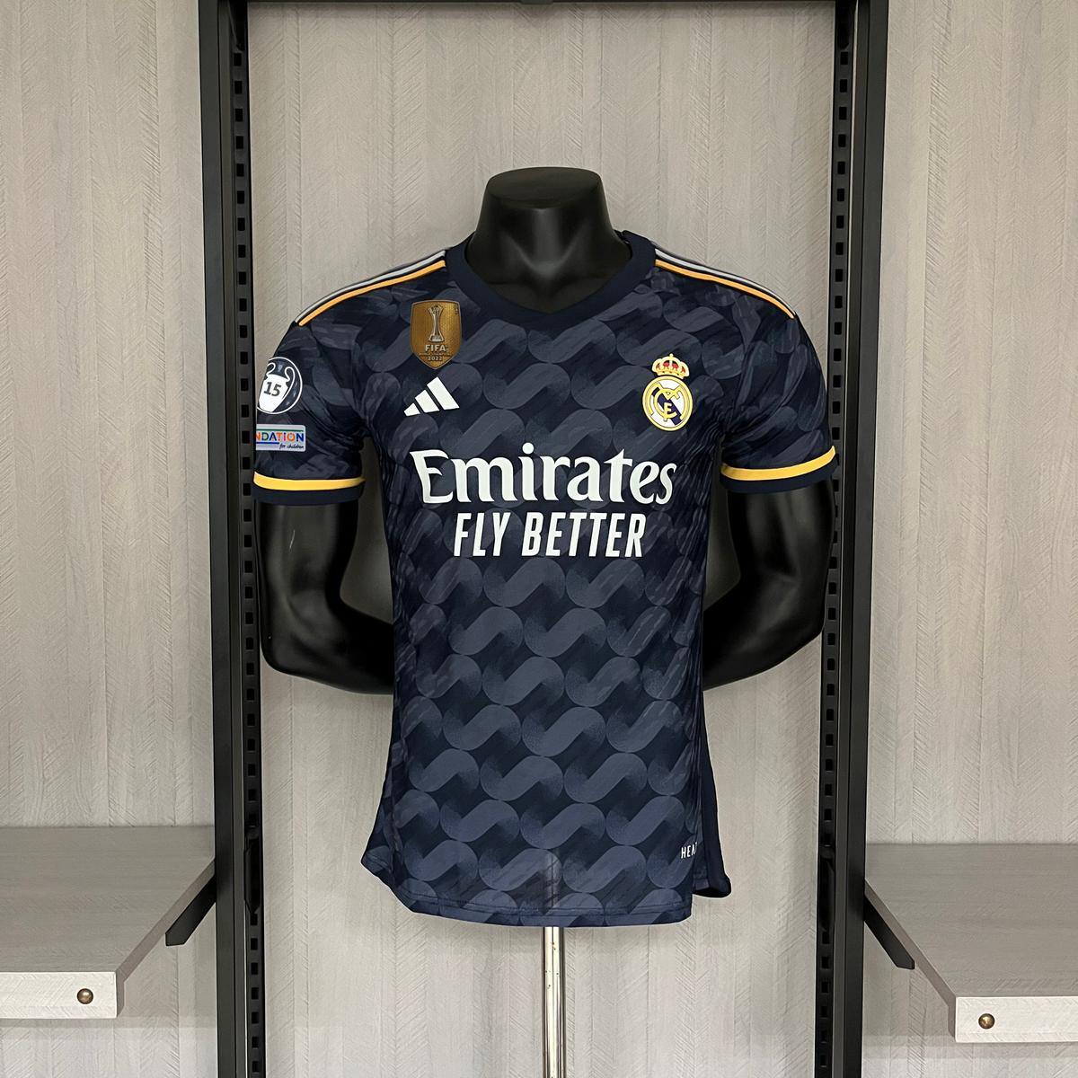 Camisa Real Madrid Away + Patch 23/24 - Versão Jogador