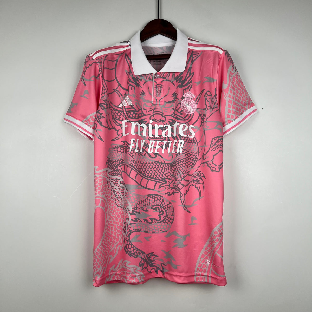 Camisa Real Madrid Edição Especial 23/24  Torcedor Adidas Masculina -Rosa