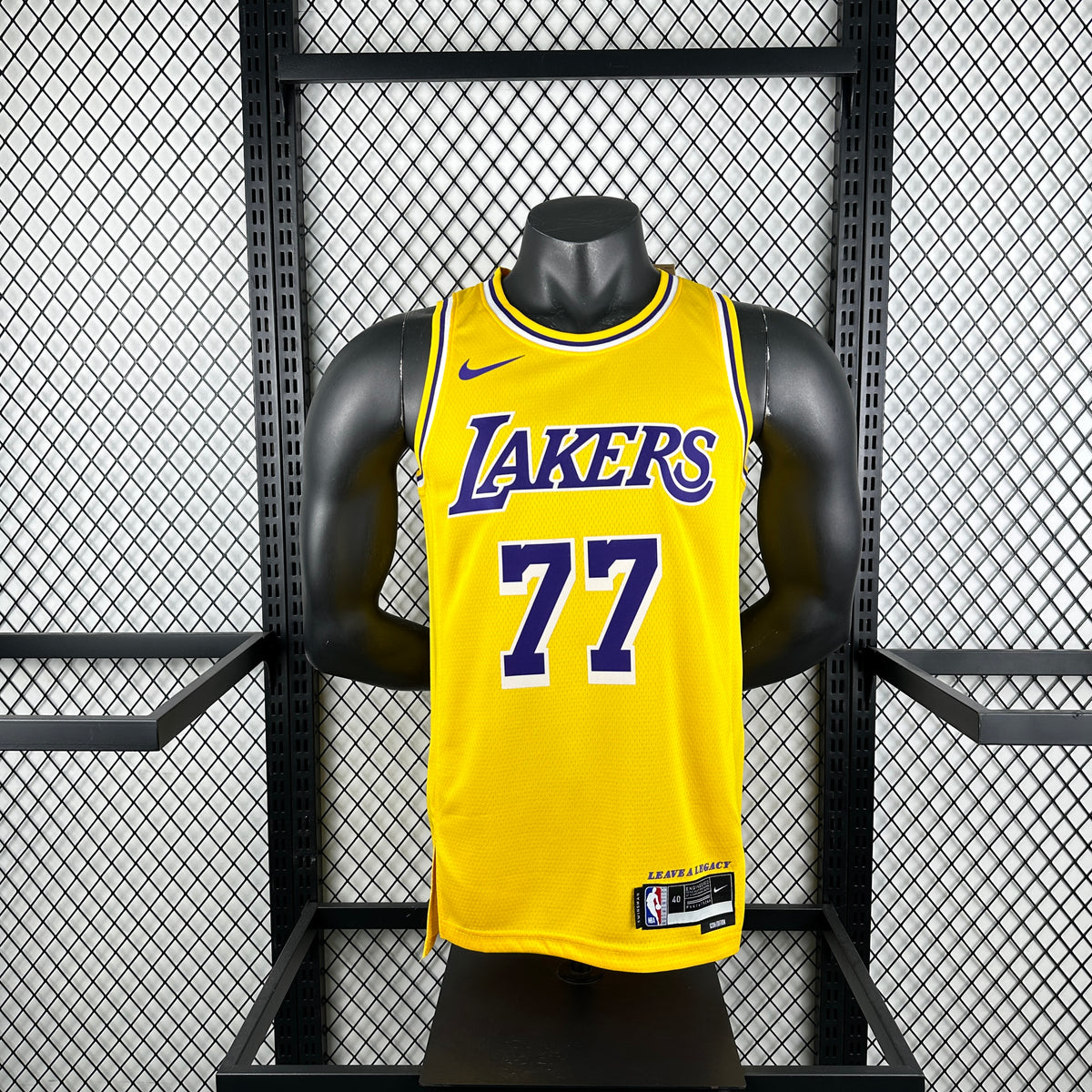 Camisa NBA Lakers #77 Doncic Amarela   - 24/25