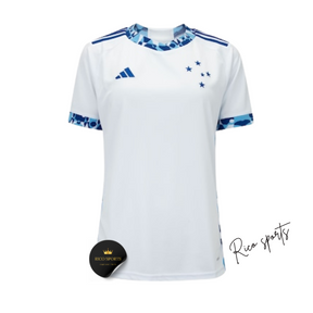 Camisa Cruzeiro Away Adidas Feminina 24/25 - Versão Torcedor