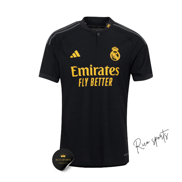 Camisa Real Madrid Third 23/24  Torcedor Adidas Masculina - Preto