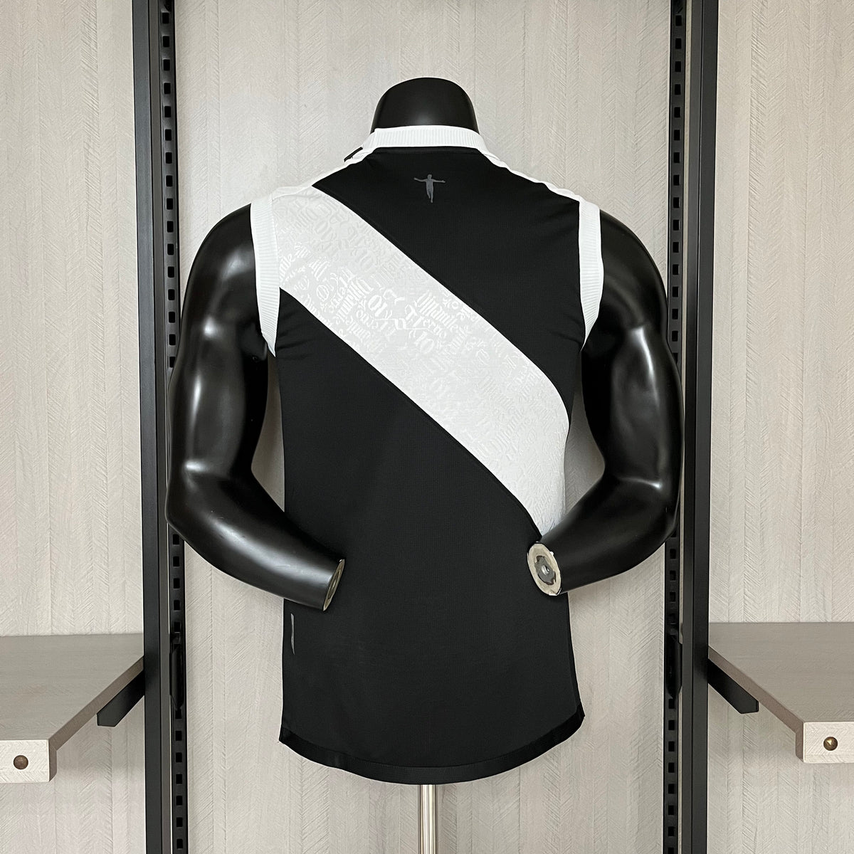 Camisa Regata Vasco da Gama Preta Kappa 24/25 - Versão Torcedor