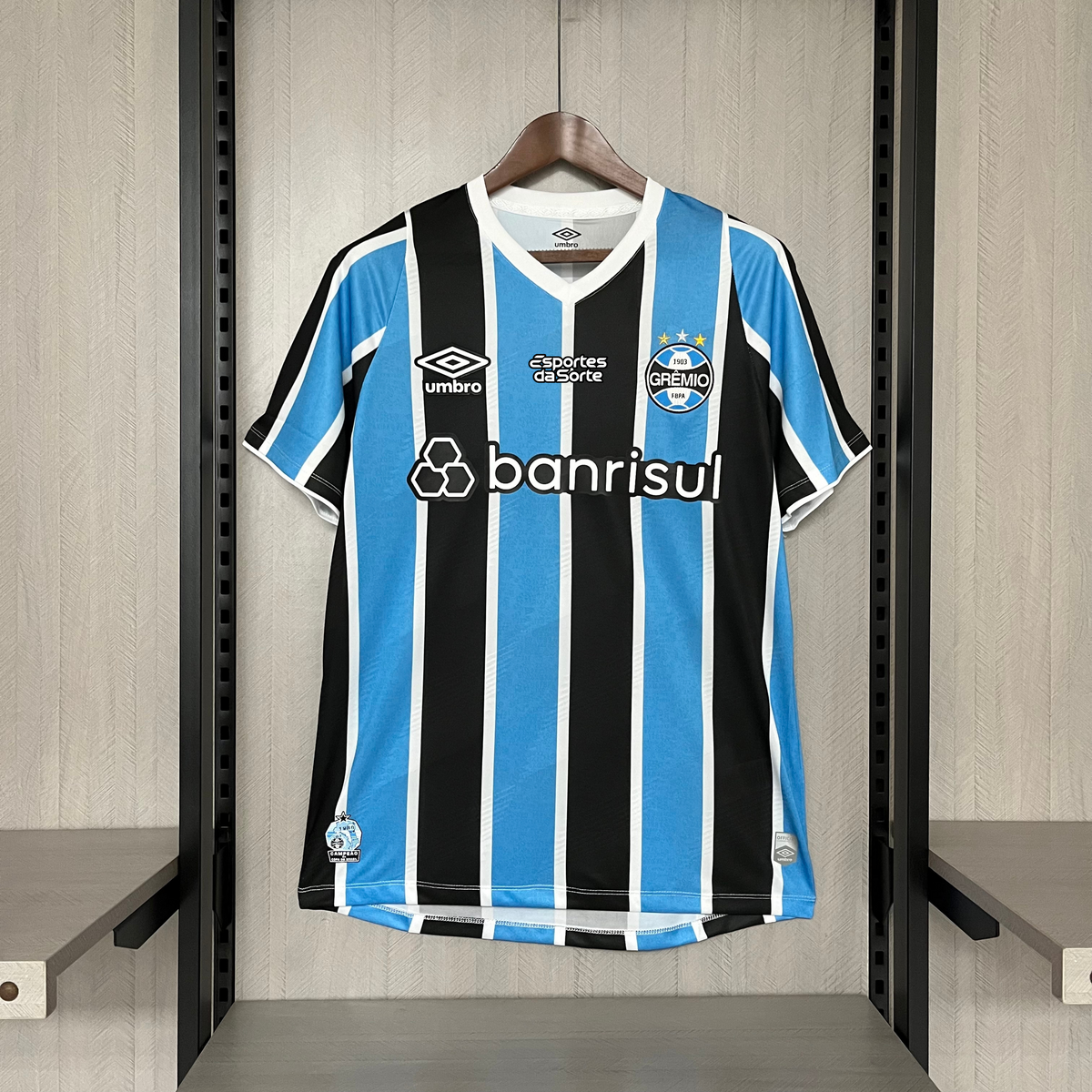 Camisa Grêmio I 24/25 Patrocínio - Umbro Torcedor Masculina