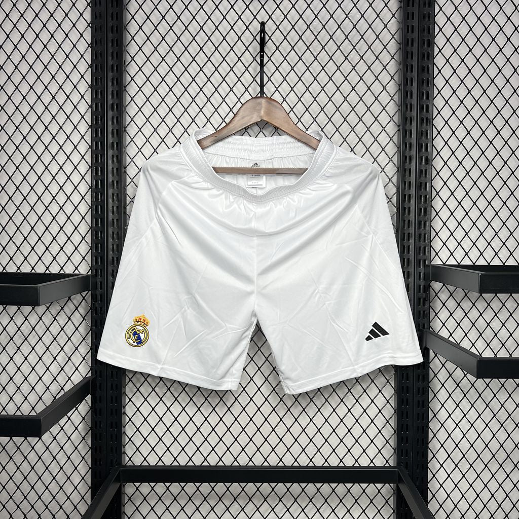 Short  Real Madrid Home 24/25 - Adidas Torcedor Masculina - Lançamento