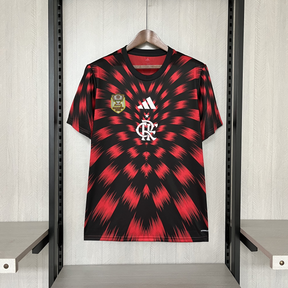 Camisa Flamengo 25/26 + Patch Pré Jogo - Lançamento