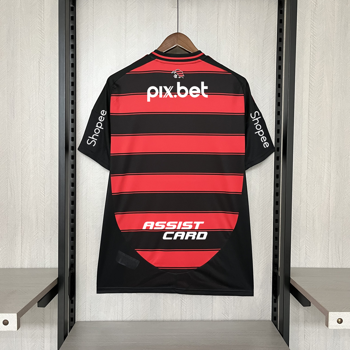 Camisa Flamengo Home + Patrocínios adidas 25/26 - Versão Torcedor