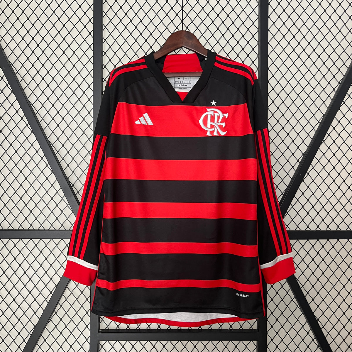 Camisa Flamengo Manga Longa 24/25