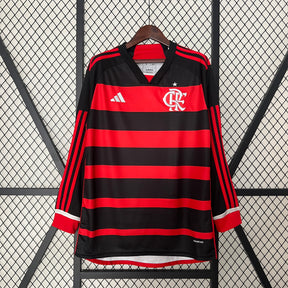 Camisa Flamengo Manga Longa 24/25