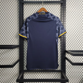 Camisa Real Madrid Away 23/24  Torcedor Adidas Masculina - Azul Escuro