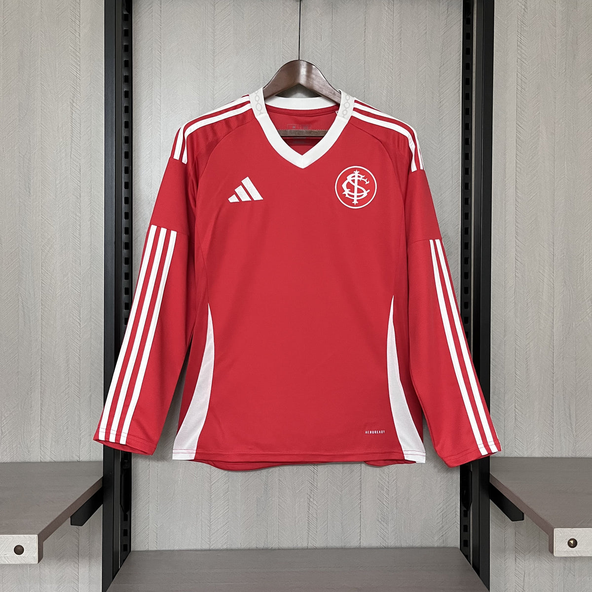 Camisa Internacional I 25/26 Manga Longa - Torcedor Adidas Masculina - Lançamento