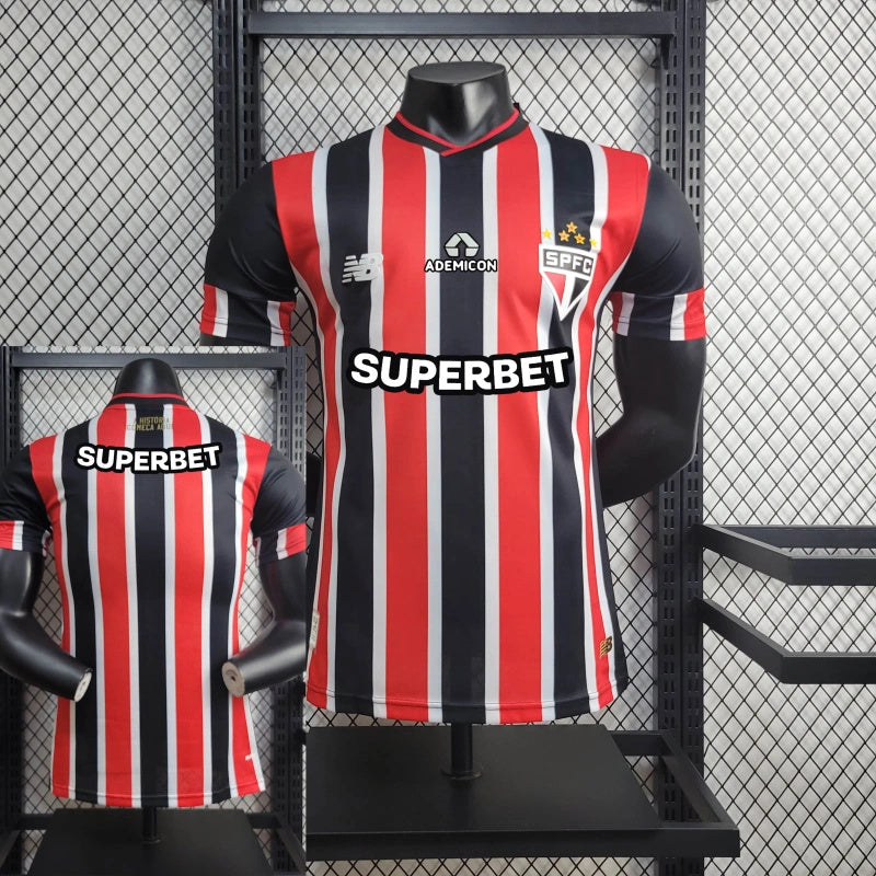 Camisa São Paulo Il + Patrocínio 24/25 New Balance- Versão Jogador