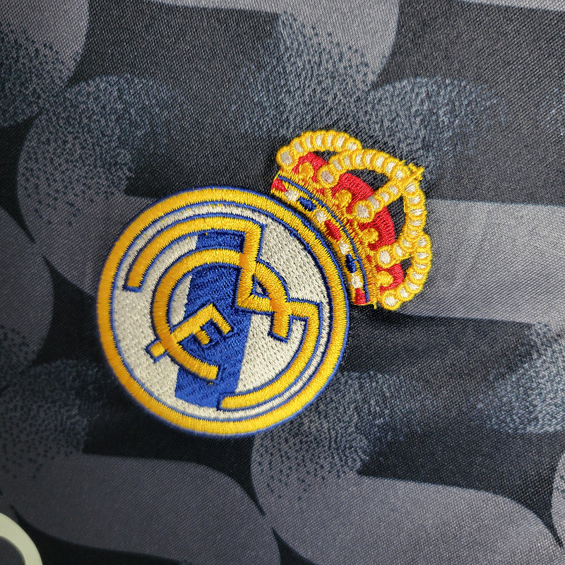 Camisa Real Madrid Away 23/24  Torcedor Adidas Masculina - Azul Escuro