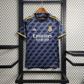 Camisa Real Madrid Away 23/24  Torcedor Adidas Masculina - Azul Escuro