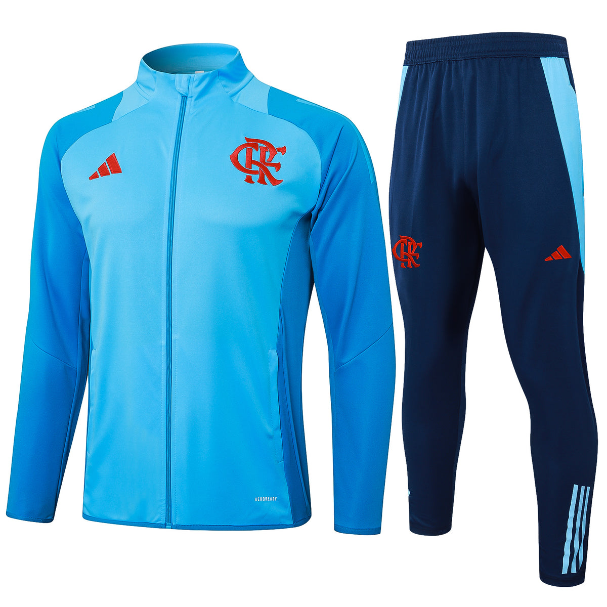 Conjunto de Treino do Flamengo 25/26 azul Claro