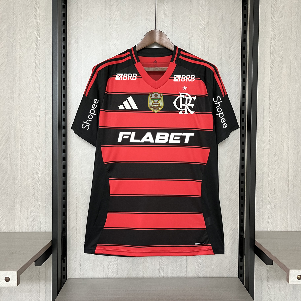 Camisa Flamengo Home + Patrocínios + Patch Adidas 25/26- Versão Torcedor