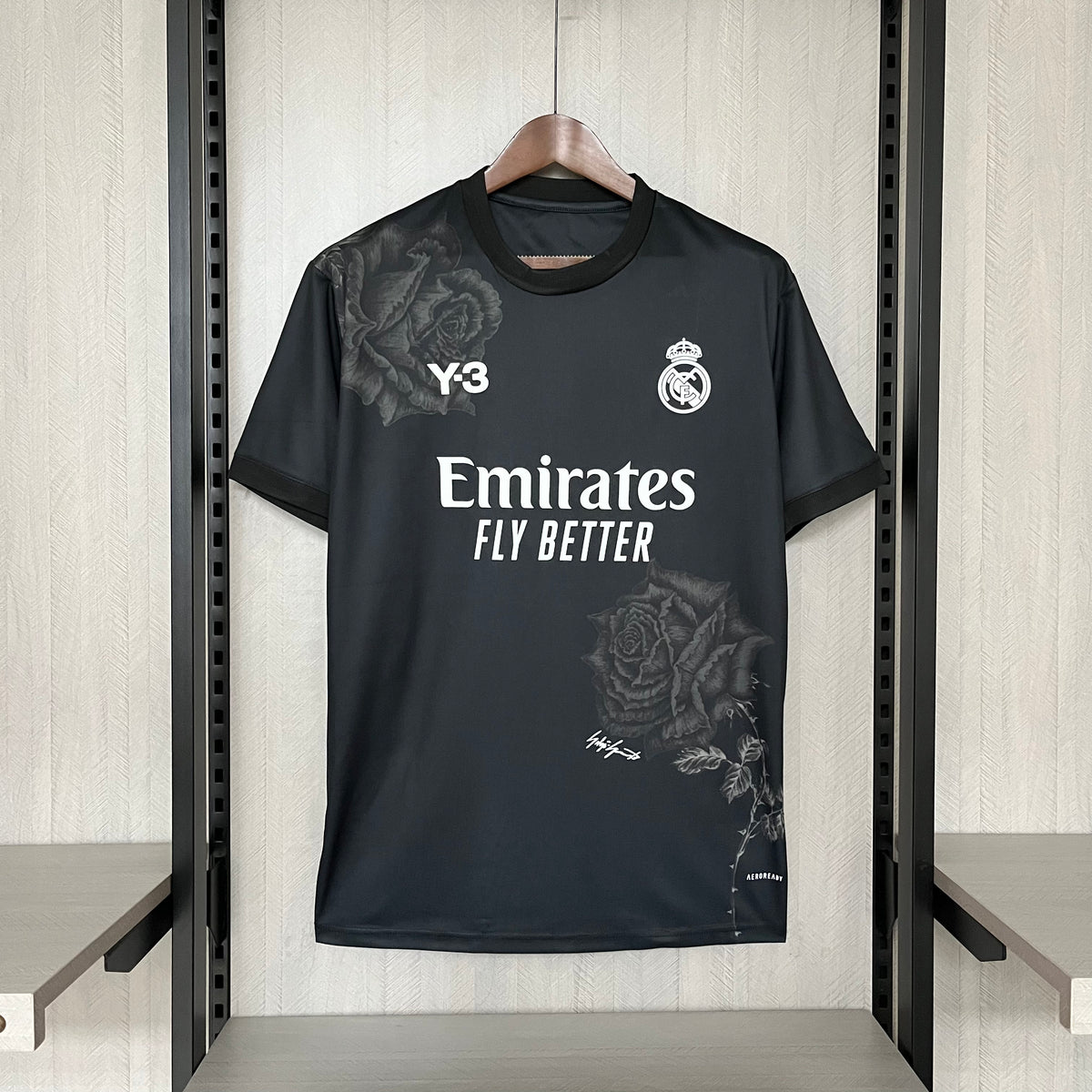 Camisa Real Madrid Y3 24/25  Torcedor Adidas Masculina - Black