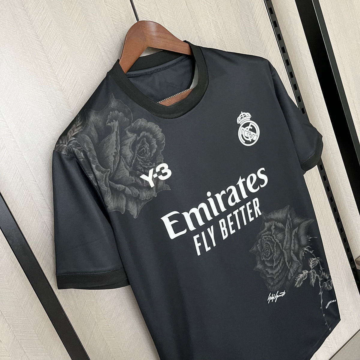 Camisa Real Madrid Y3 24/25  Torcedor Adidas Masculina - Black