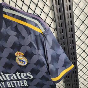 Camisa Real Madrid Away 23/24  Torcedor Adidas Masculina - Azul Escuro
