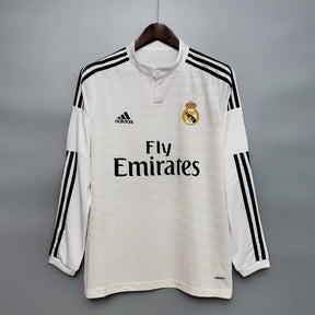 Camisa Real Madrid Titular 14/15 - Versão Retro Manga Comprida
